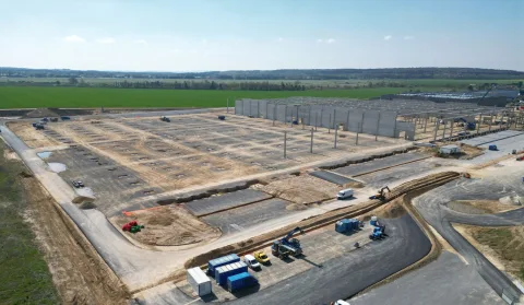 Construction d'un nouveau bâtiment à Verneuil-En-Halatte