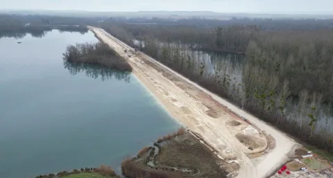 La Bassée (77) - Caniveaux en U