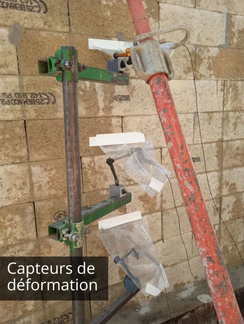 Coulage BEMABLOC - test de faisabilité CSTB