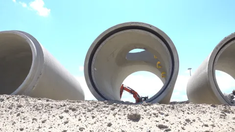 Réseaux d'assainissement béton