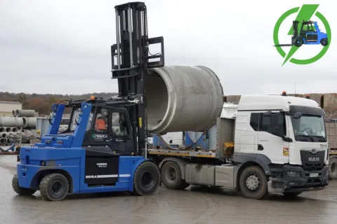 Passage à l'électrique pour le chariot grande capacité