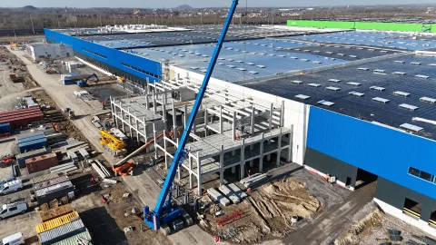 Bureaux et locaux techniques préfabriqués béton