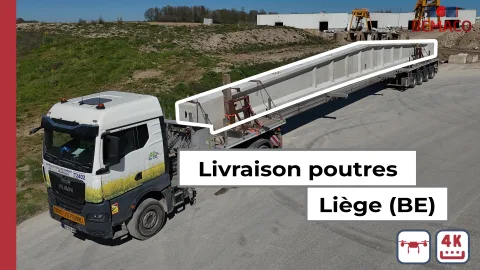 Transport exceptionnel - Direction La Belgique (Liège)