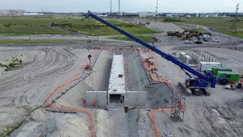 Port de Dunkerque - ouvrages hydrauliques