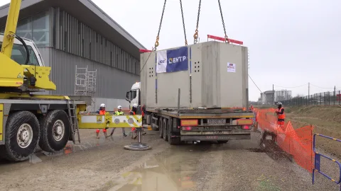 Chambre technique béton préfabriqué