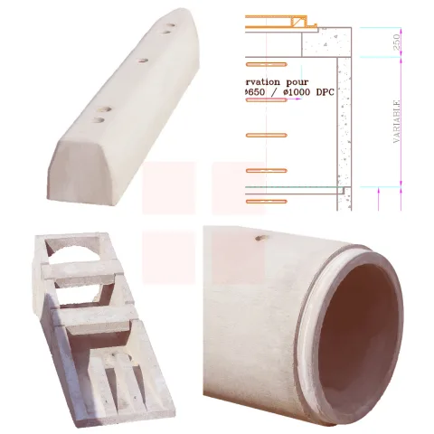 Gamme éléments béton annexes BEMACO