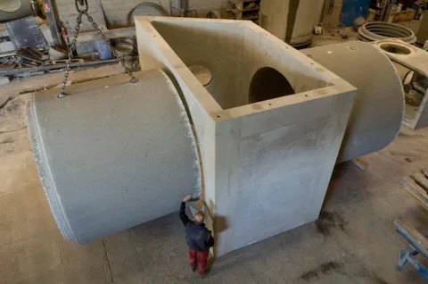 Fabrication ouvrage sur mesure - vue aérienne