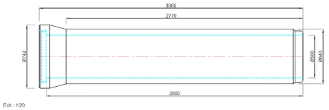 Schéma technique Ø500