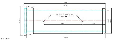 Schéma technique Ø800