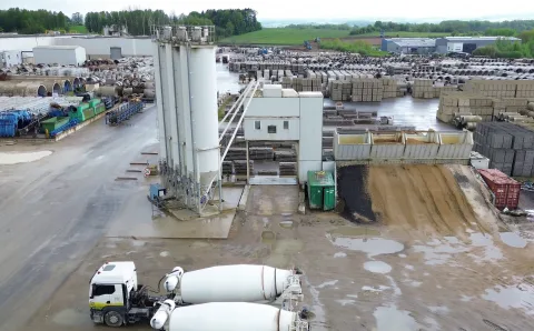Centrale à béton BEMACO - Warcq, Ardennes