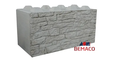Bloc empilable imitation pierre