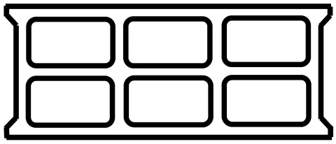 Schema Bloc plein allege B120 - 50x20x15