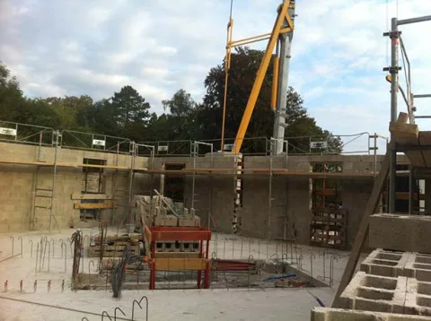 Chantier Lagny - blocs à bancher