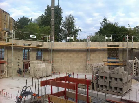 Chantier Lagny - planchers béton