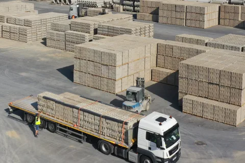 Chantier logement BEMACO - blocs béton et planchers