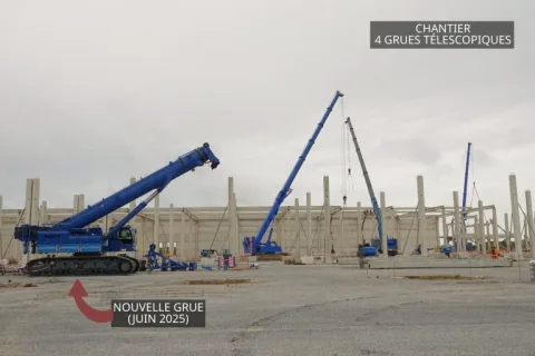 Onnaing - pose poutres